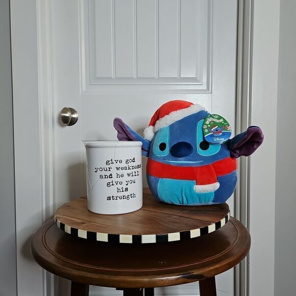 NWT Stitch 10” Christmas Squishmallows 2024
